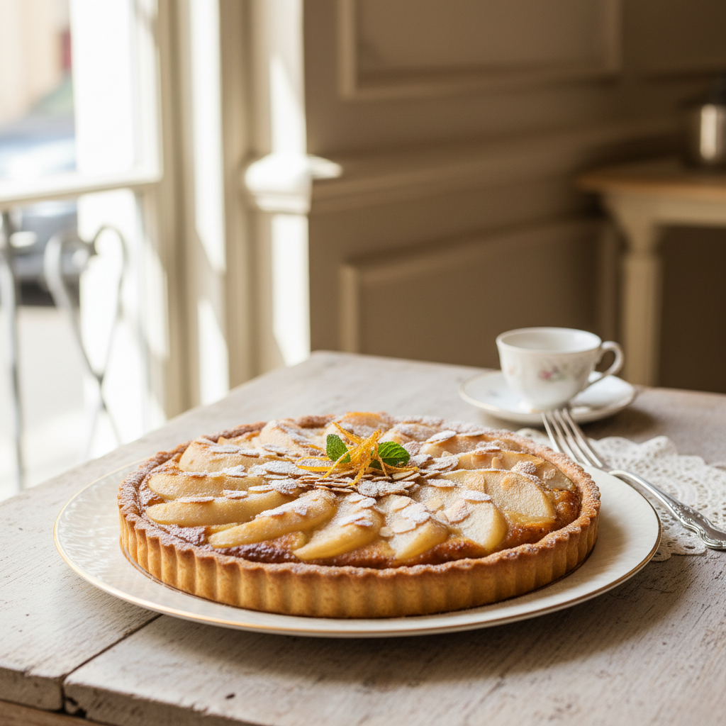 Photo de Recette de la tarte bourdaloue parisienne traditionnelle