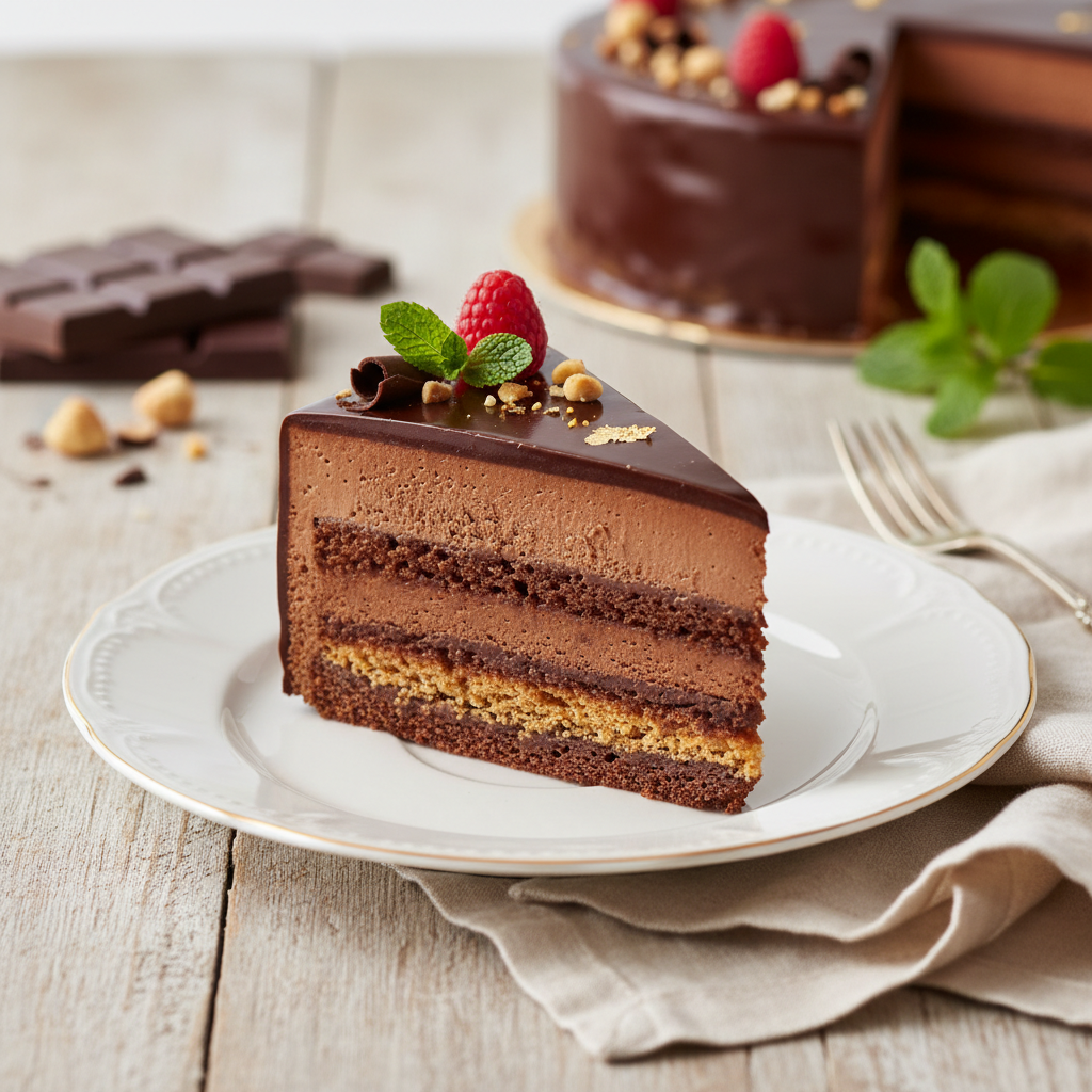 Photo de Recette du royal chocolat intense et croustillant
