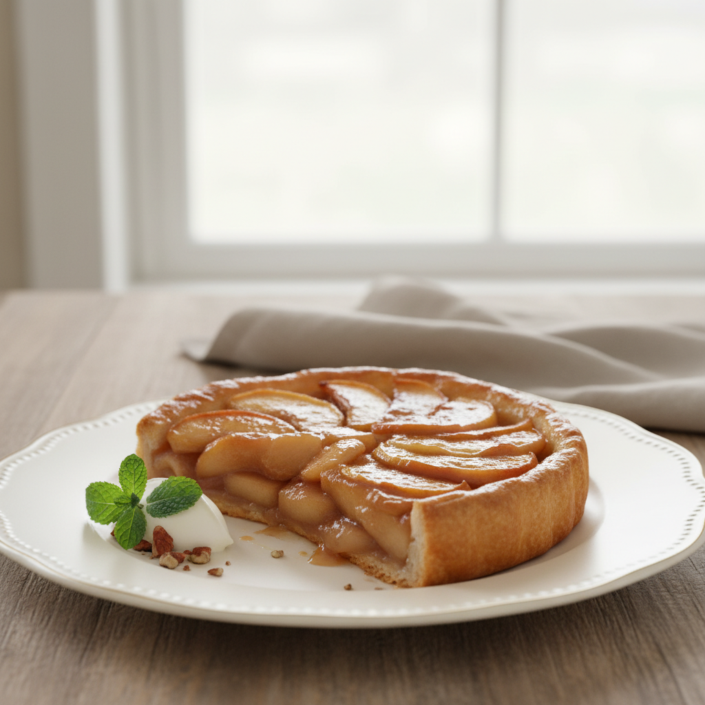 Photo de Recette de la tarte tatin de grand-mère traditionnelle