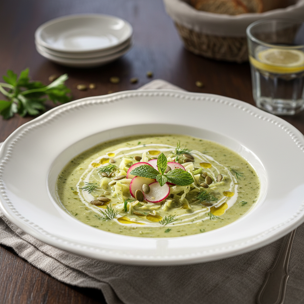 Photo de Recette de soupe au chou légère et détoxifiante