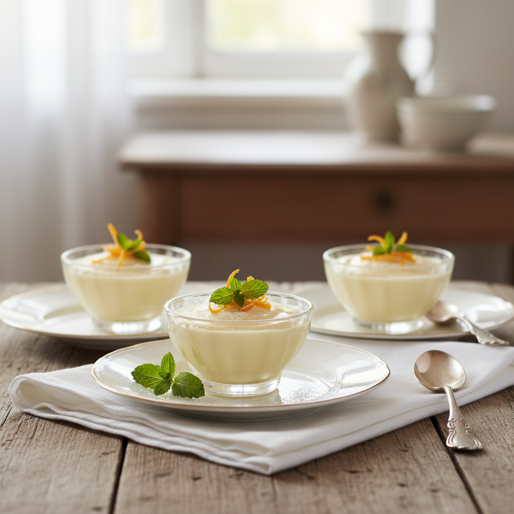 Photo de Recette de la crème aux œufs onctueuse à l'ancienne