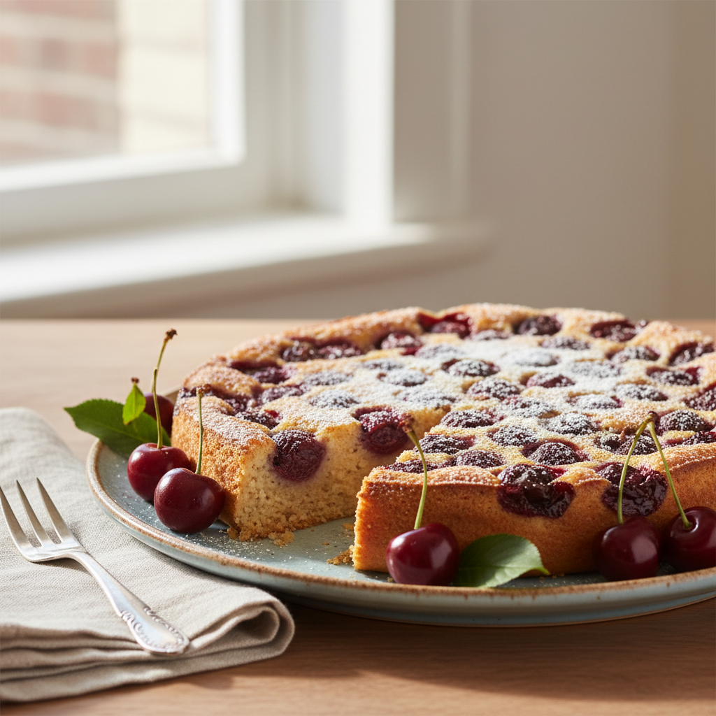 Photo de Recette de clafoutis aux cerises traditionnel du Limousin