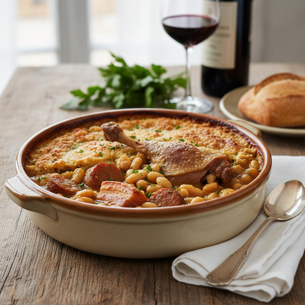 Photo de Recette du cassoulet de toulouse traditionnel et fondant