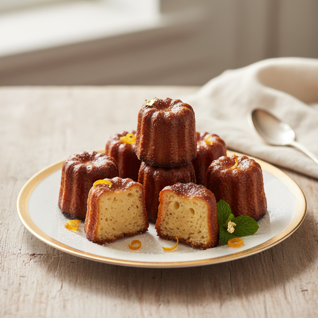 Photo de Recette des cannelés bordelais à la croûte caramélisée