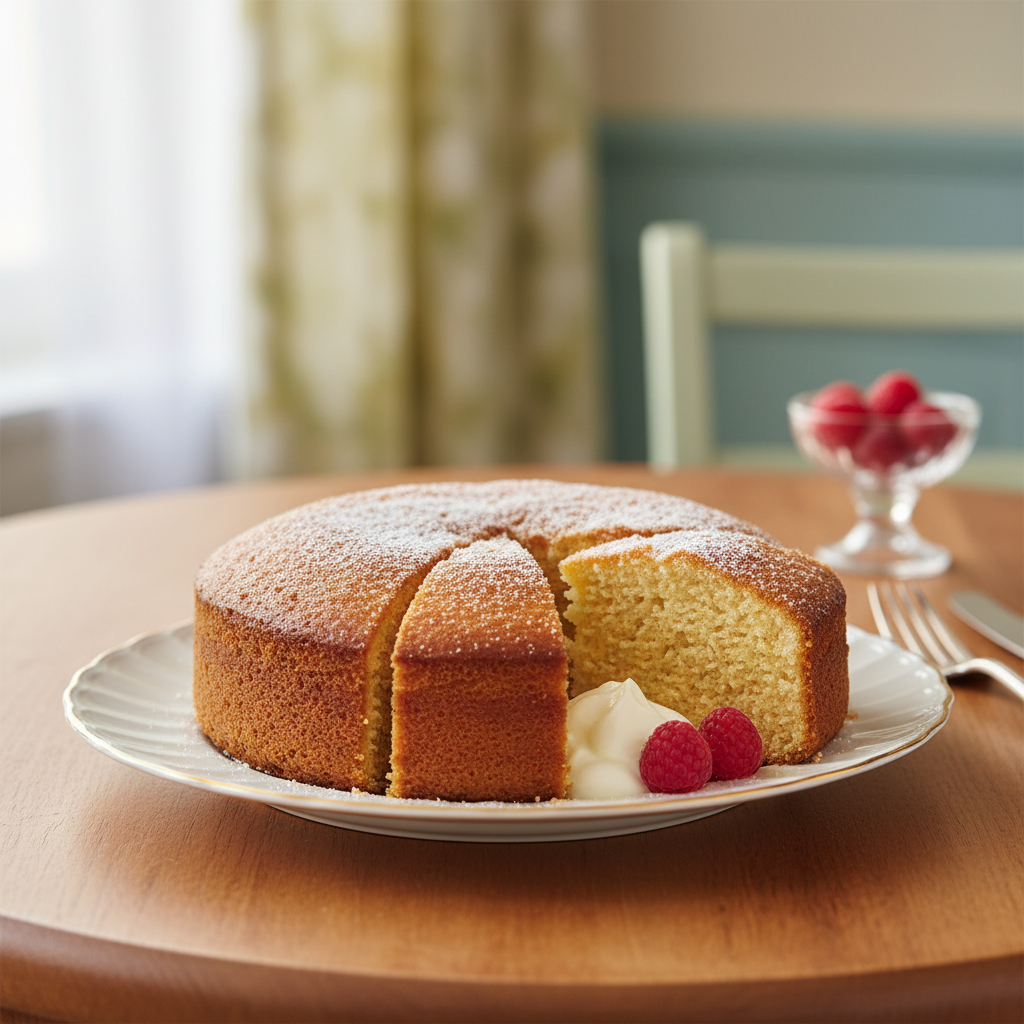 Photo de Recette de gâteau nature moelleux à l'ancienne