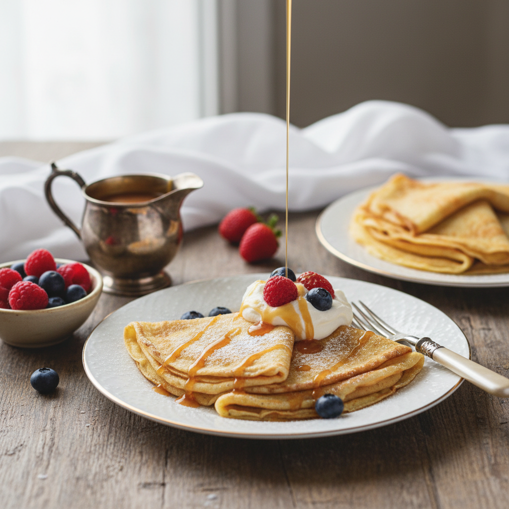 Photo de Recette de la pâte à crêpes facile et inratable