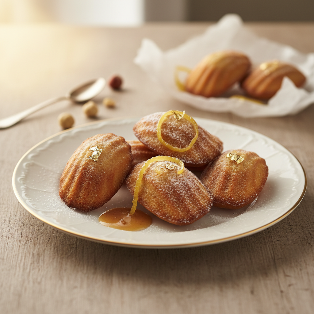 Photo de Recette de la madeleine de Commercy au beurre noisette