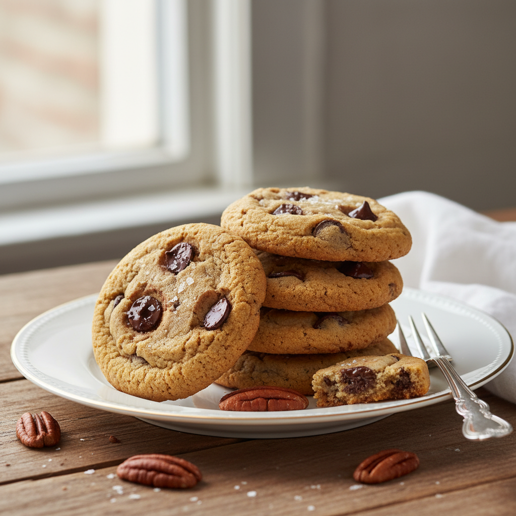 Photo de Recette de cookies américains aux pépites de chocolat