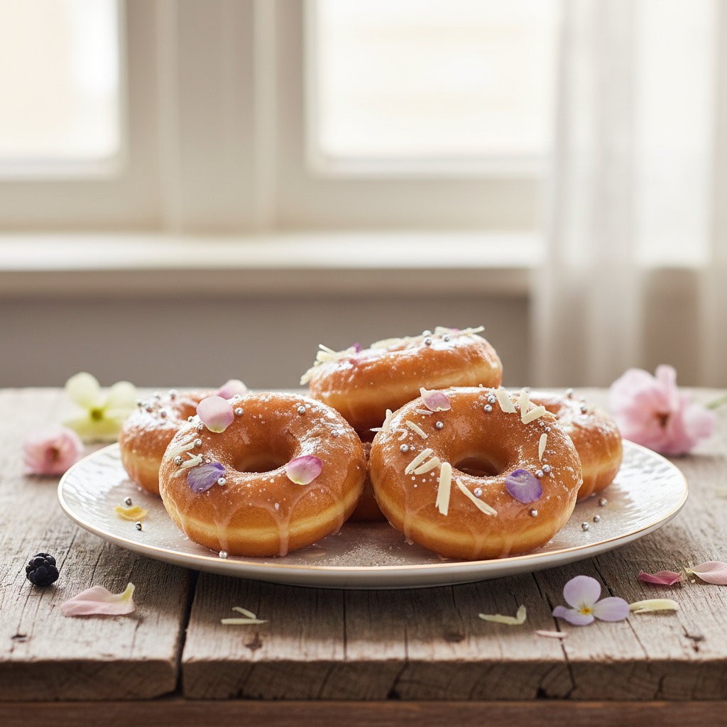 Photo de Recette des donuts au four ultra moelleux et légers