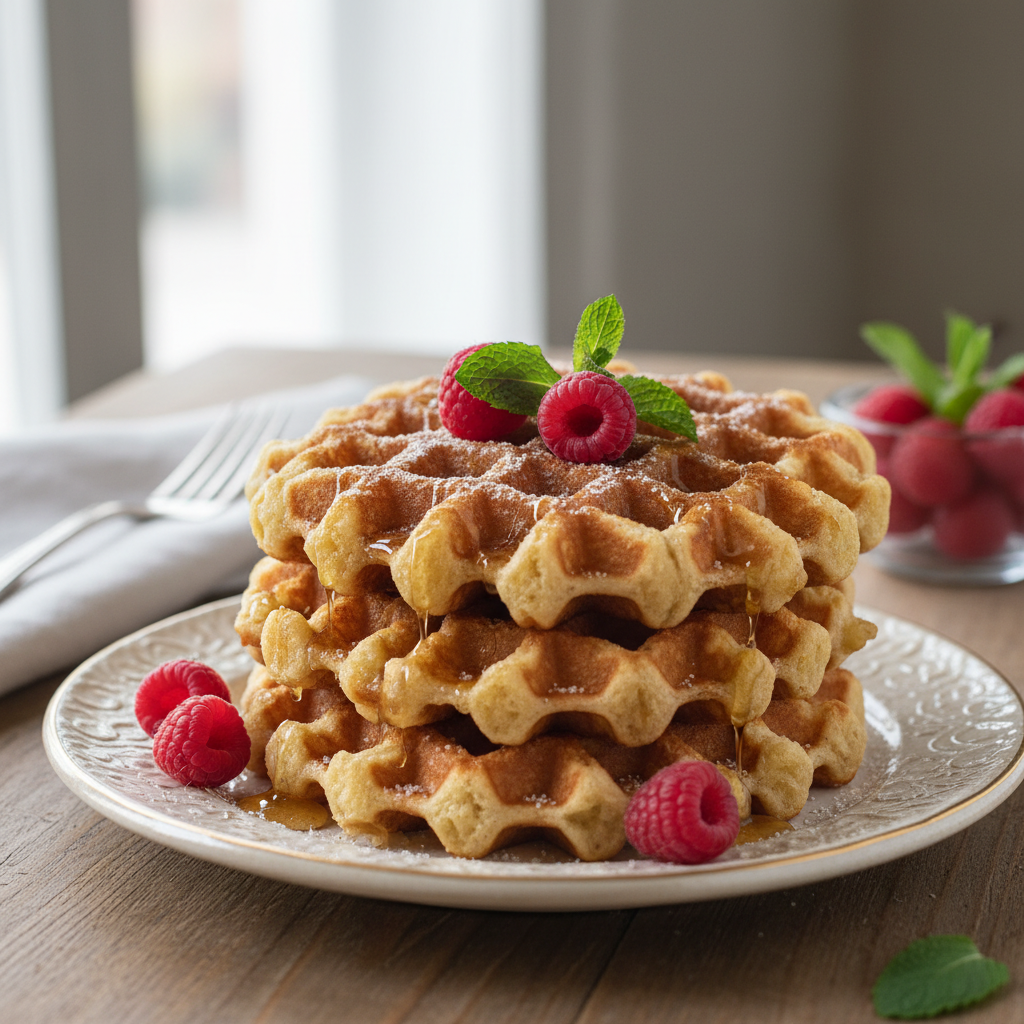 Photo de Recette de gaufres de Liège authentiques au sucre perlé