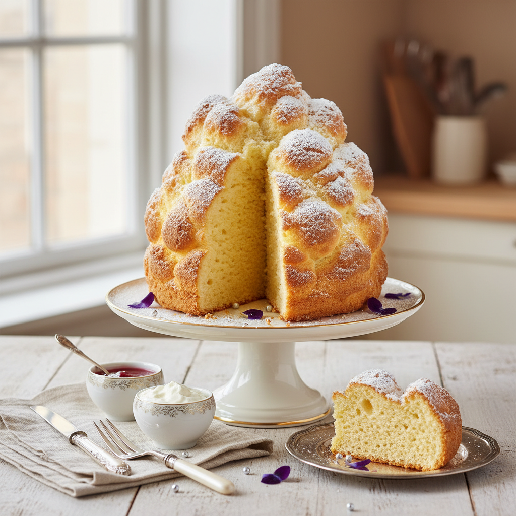 Photo de Recette du gâteau de Savoie traditionnel et aérien