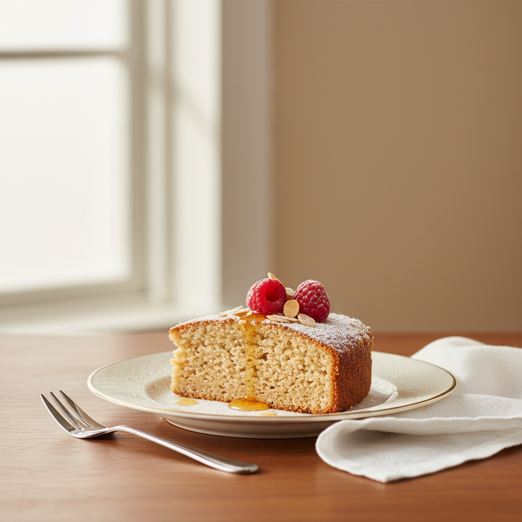 Photo de Recette de gâteau aux flocons d'avoine léger et fondant