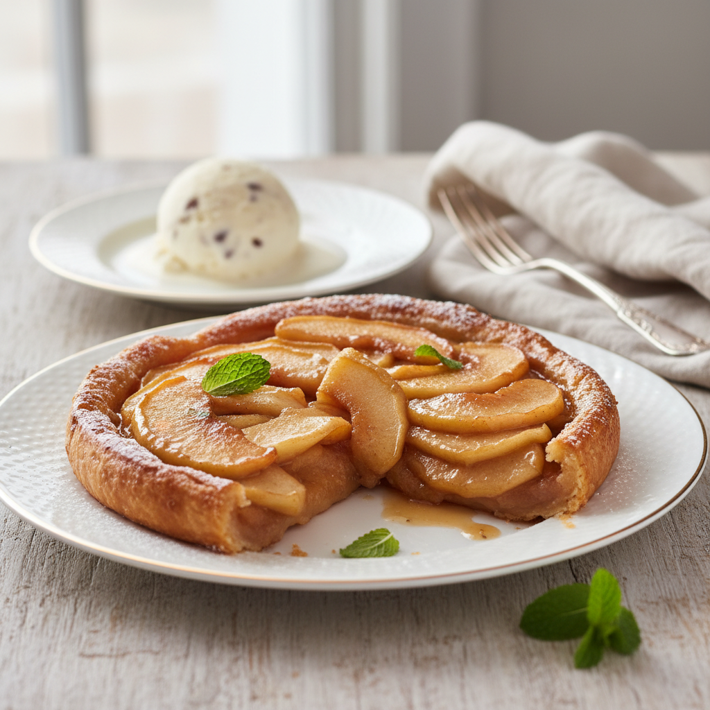 Photo de Recette de tarte tatin caramélisée aux pommes fondantes