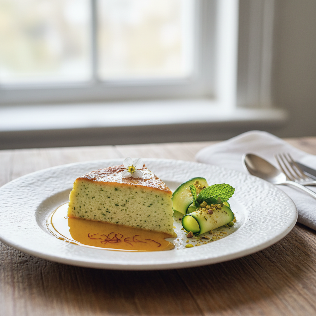 Photo de Recette de flan de courgette fondant et parfumé