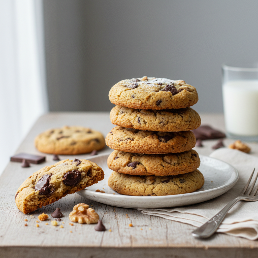 Photo de Recette de cookies moelleux et croquants façon Cyril Lignac