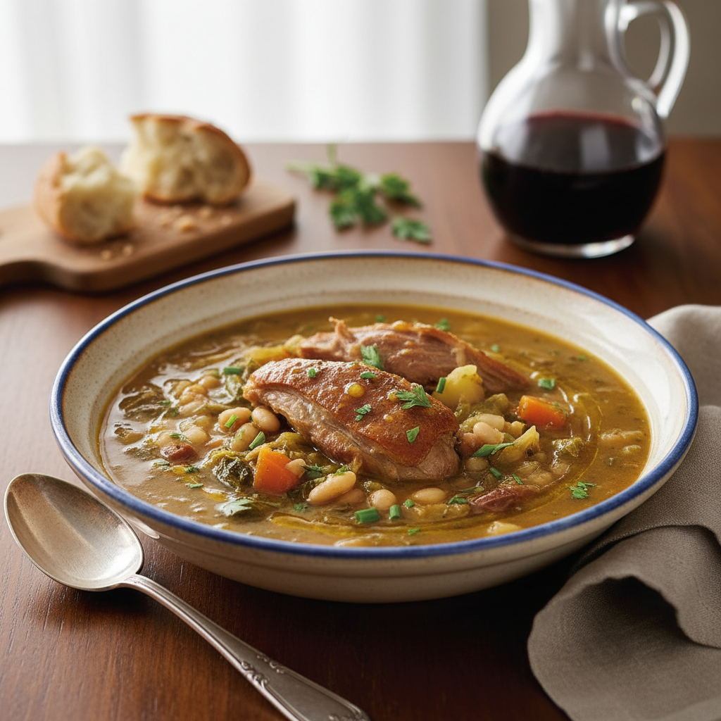 Photo de Recette de garbure béarnaise traditionnelle et généreuse