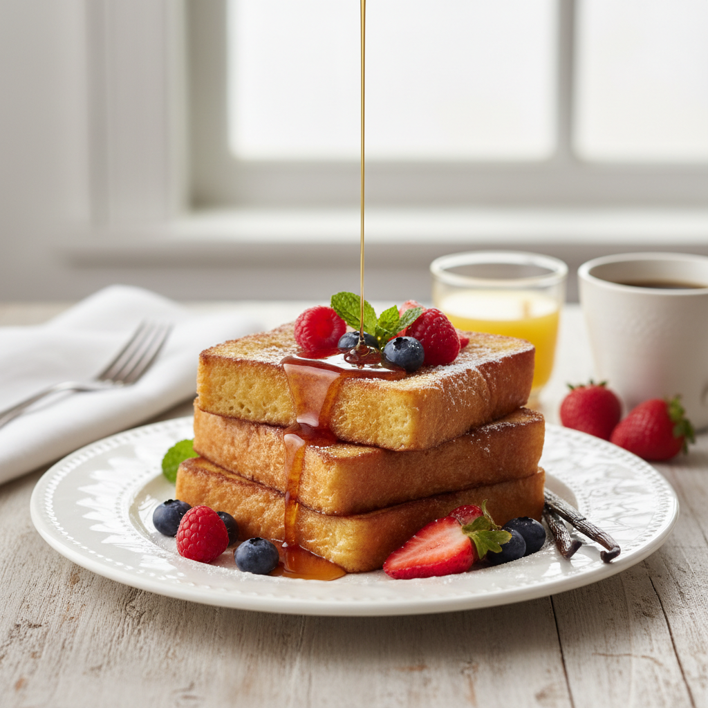 Photo de Recette du pain perdu brioché à la vanille de Madagascar