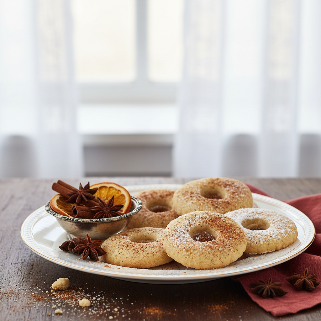 Photo de Recette de sablés de Noël à la cannelle et aux épices