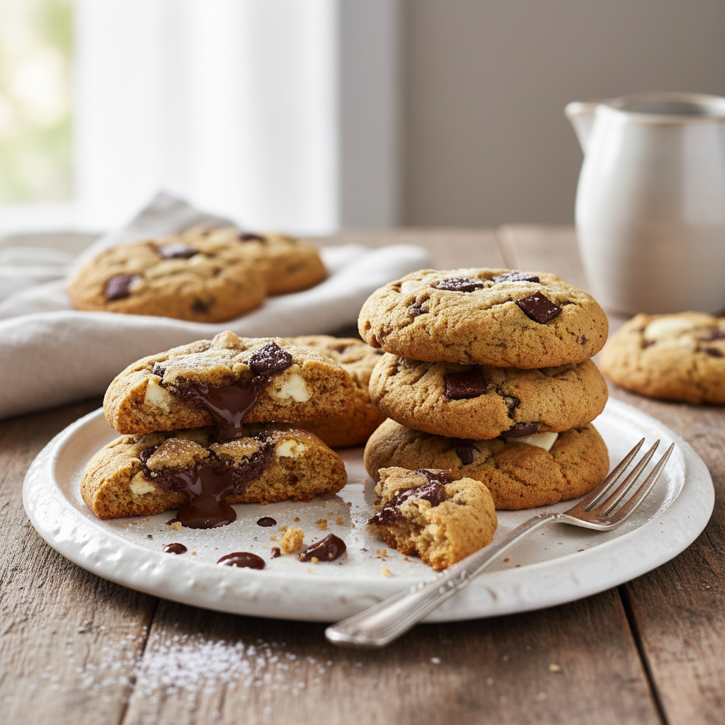 Photo de Recette des cookies américains moelleux et croquants
