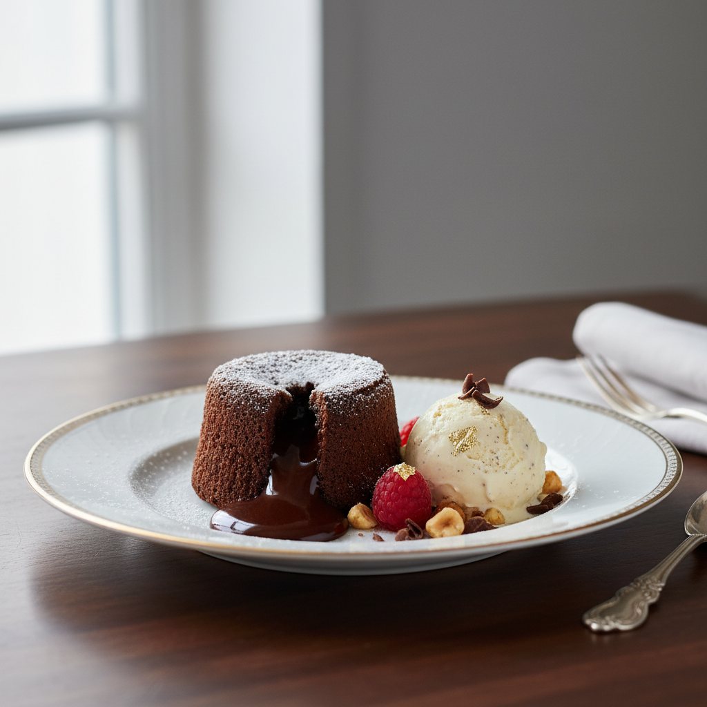 Photo de Recette d'un moelleux au chocolat aérien et gourmand