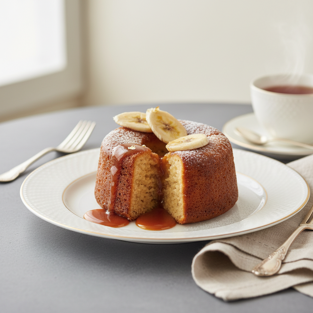 Photo de Recette de gâteau à la banane fondant et facile