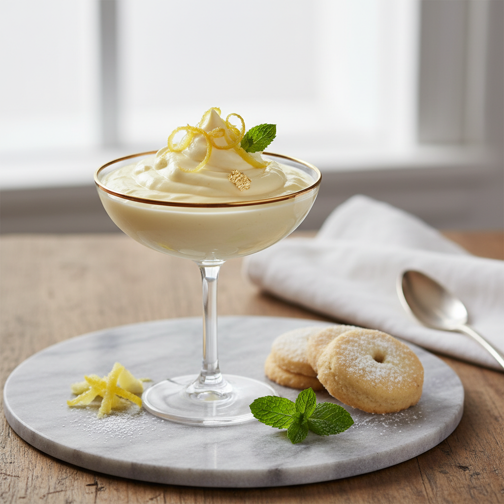 Photo de Recette de crème au citron onctueuse et acidulée