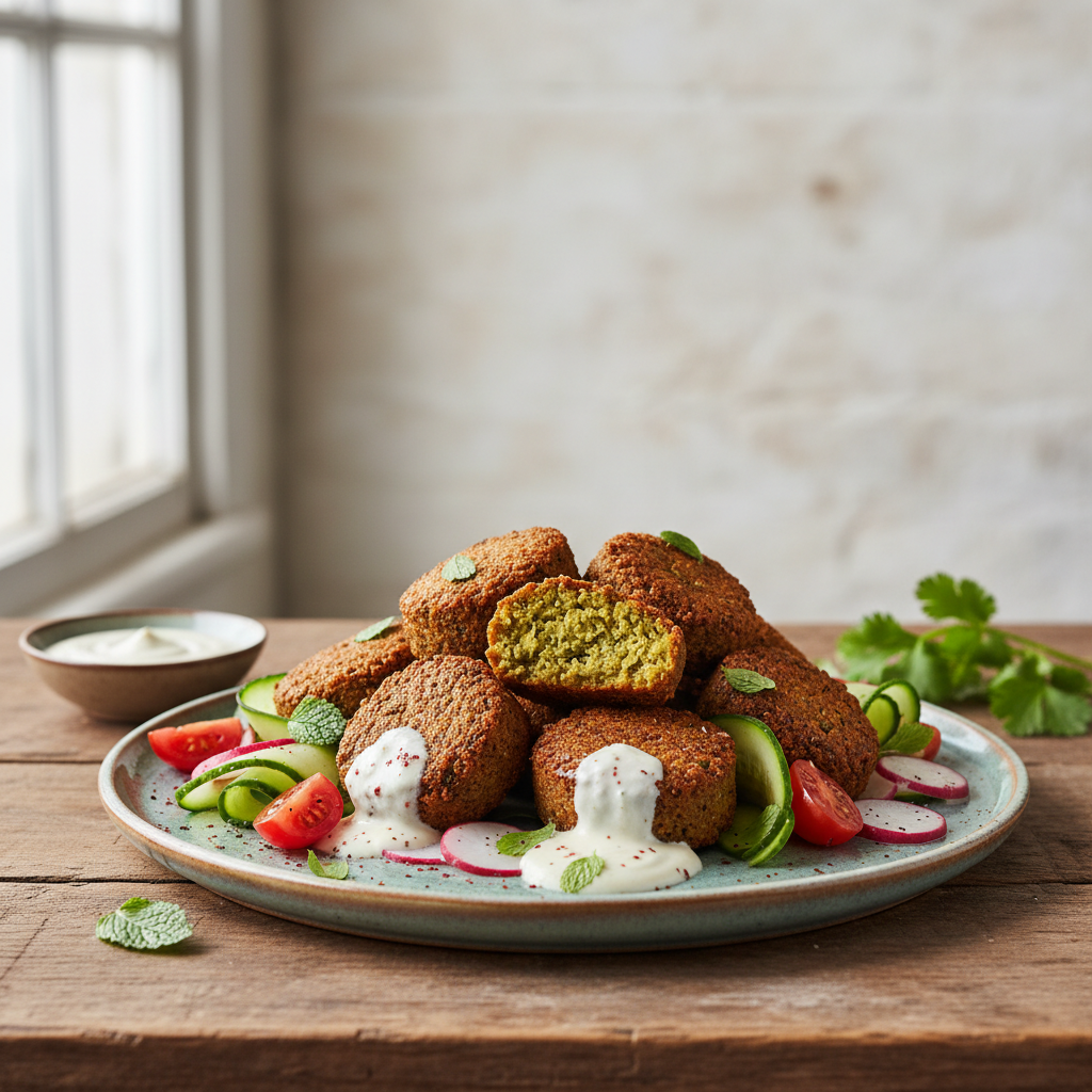 Photo de Recette des falafels croustillants au cœur moelleux