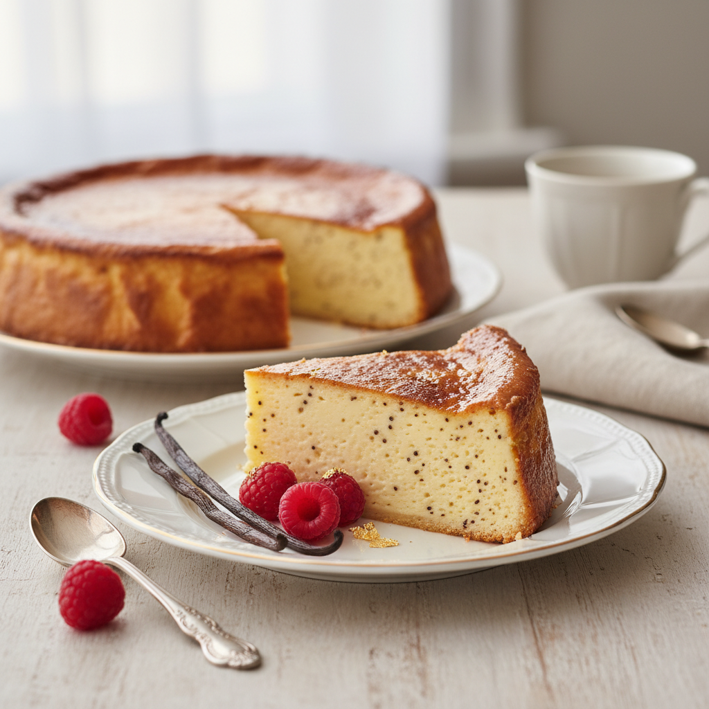 Photo de Recette du flan pâtissier onctueux à la vanille bourbon