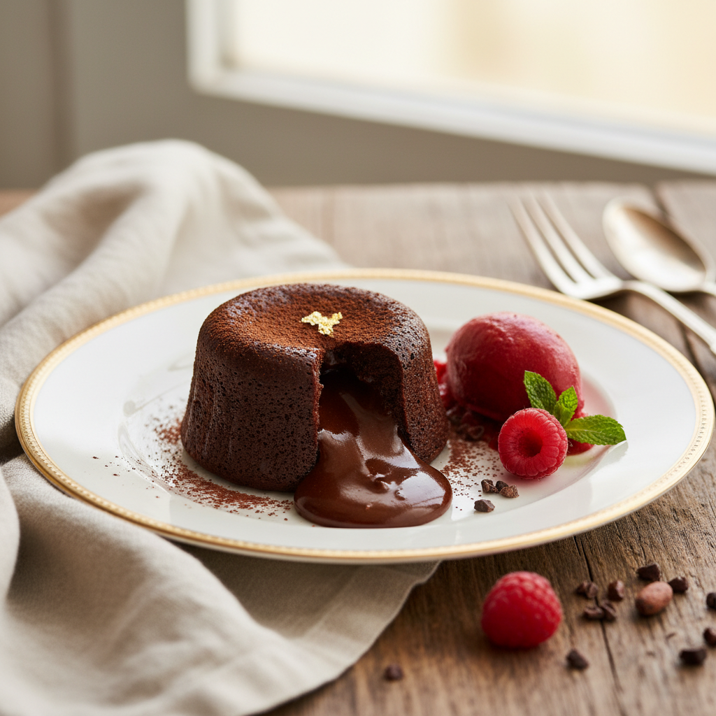 Photo de Recette de gâteau au chocolat fondant et intense