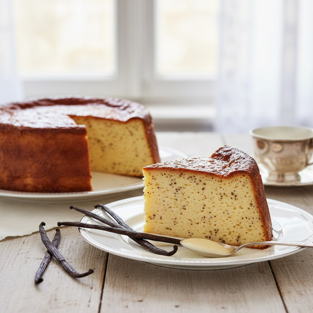 Photo de Recette du flan parisien traditionnel à la vanille bourbon