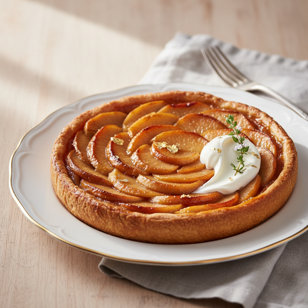 Photo de Recette de tarte tatin façon Cyril Lignac aux pommes fondantes
