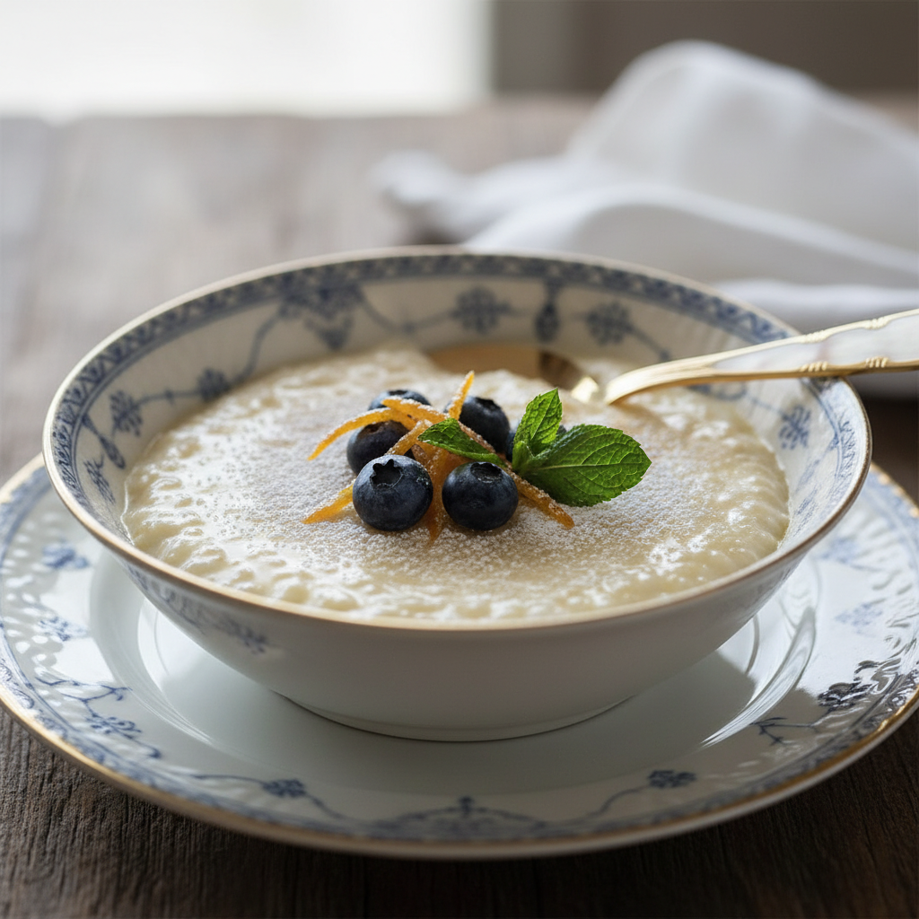 Photo de Recette du riz au lait crémeux à l'ancienne