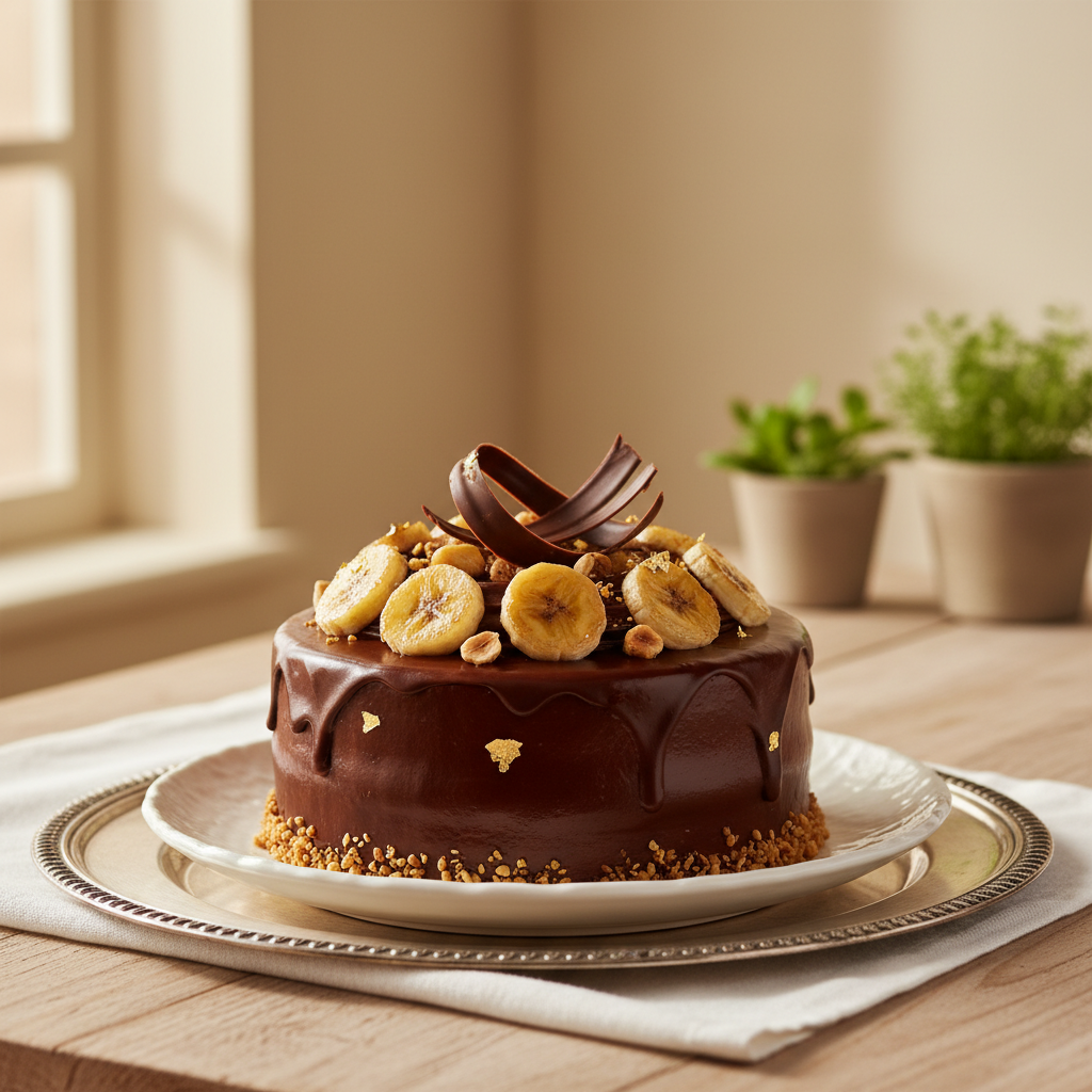 Photo de Recette de gâteau chocolat banane irrésistiblement gourmand