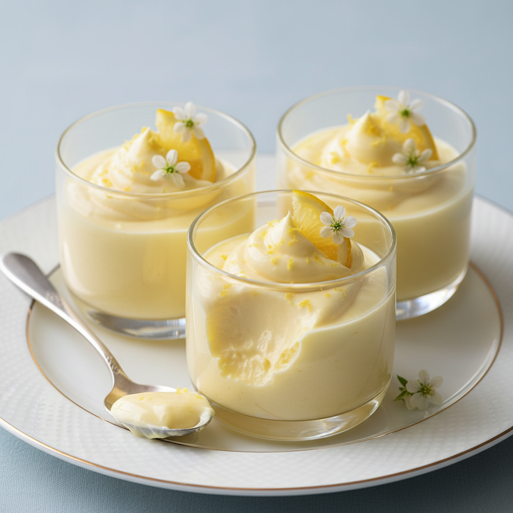 Photo de Recette de crème au citron onctueuse et acidulée