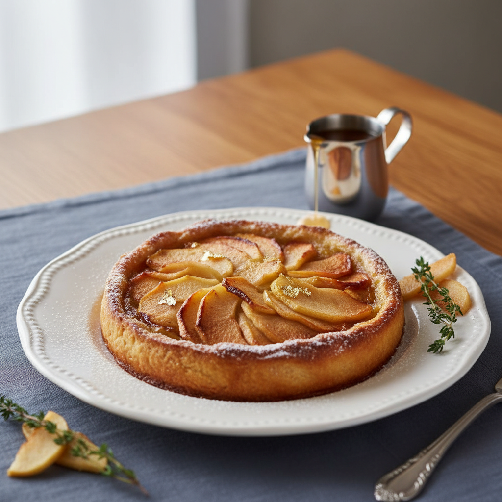 Photo de Recette de tarte aux pommes normande fondante au calvados