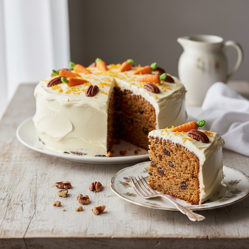 Photo de Recette de carrot cake moelleux et son glaçage onctueux