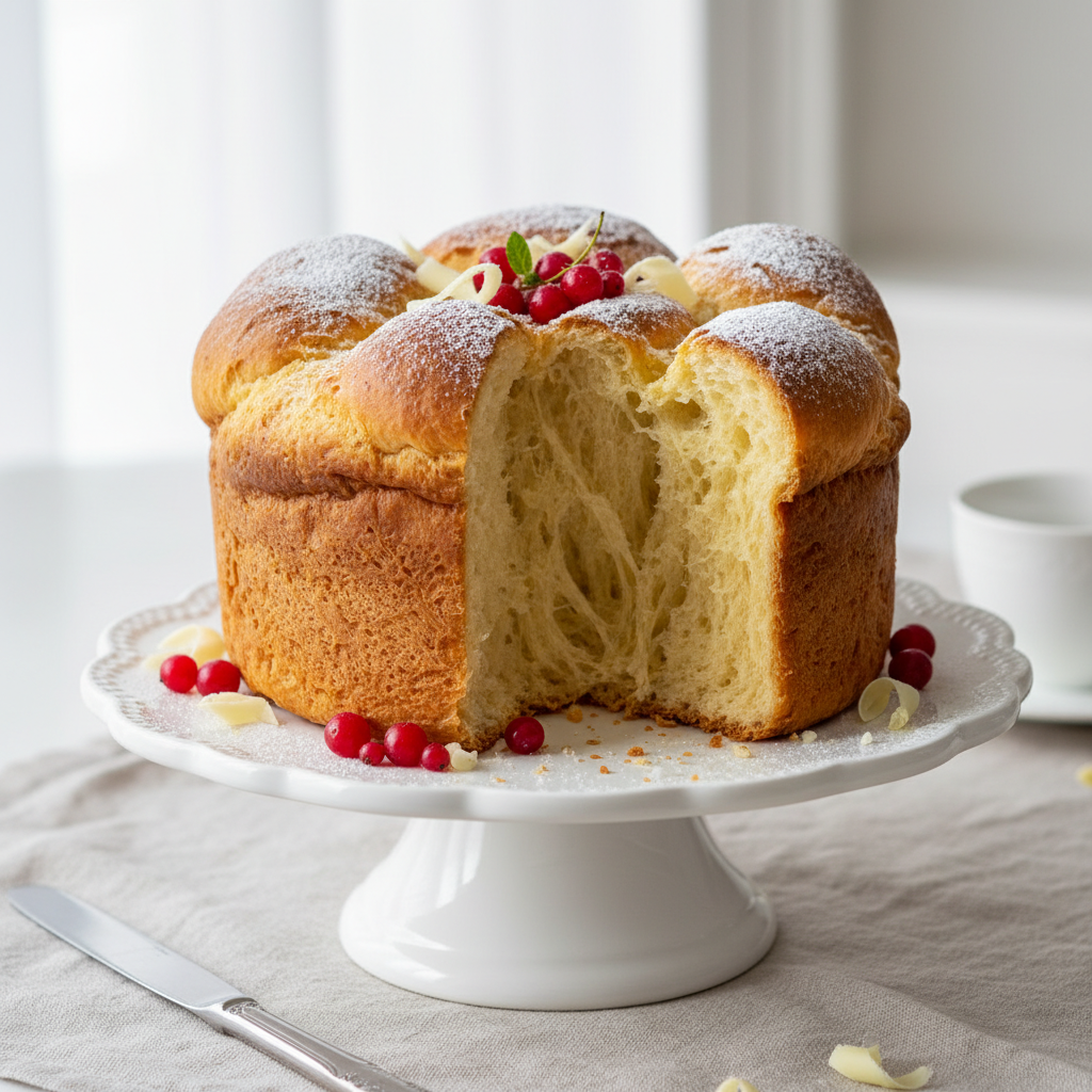 Photo de Recette de brioche pur beurre au Thermomix ultra filante