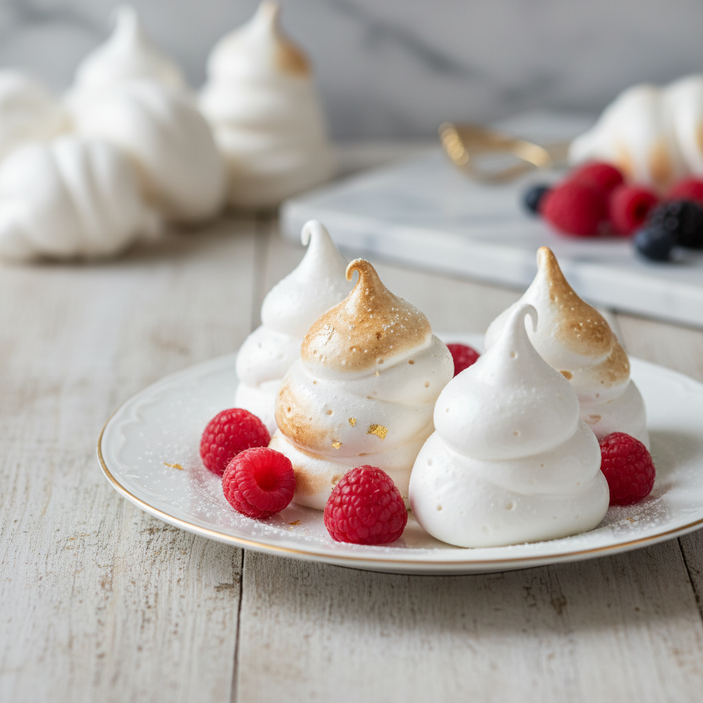 Photo de Recette de la meringue italienne brillante et inratable