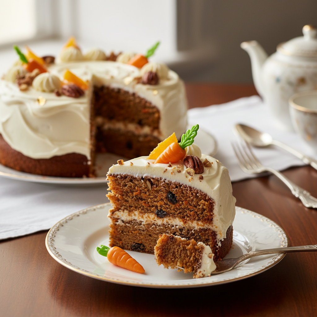 Photo de Recette du gâteau aux carottes fondant et parfumé