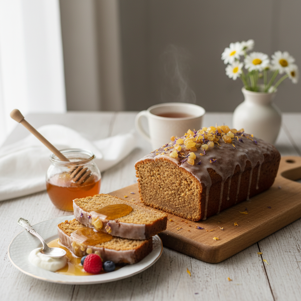 Photo de Recette du pain d'épices traditionnel au miel de fleurs