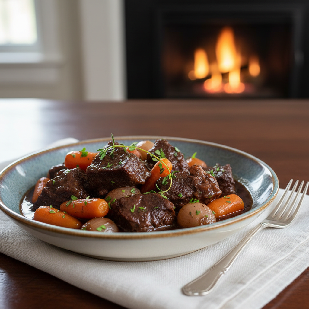 Photo de Recette de la daube de sanglier marinée au vin rouge