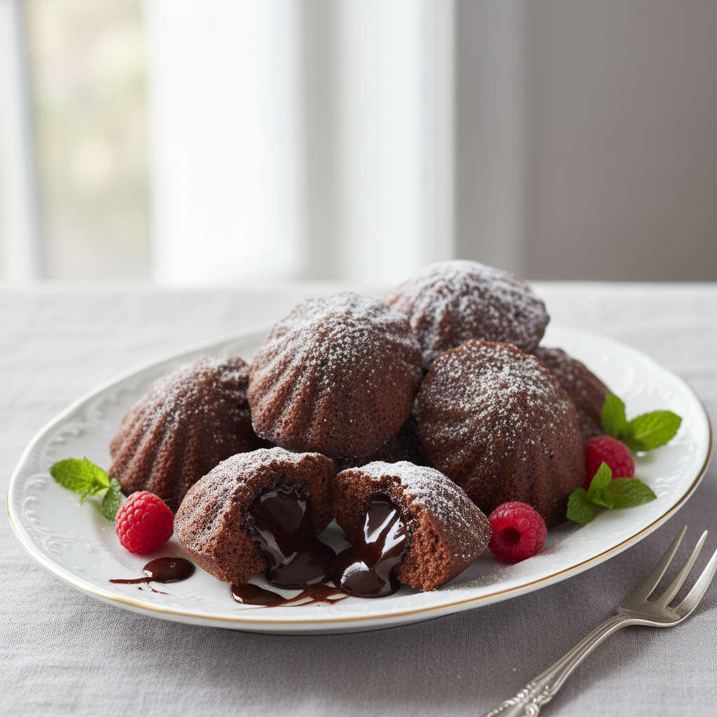 Photo de Recette de madeleine au chocolat à la bosse parfaite
