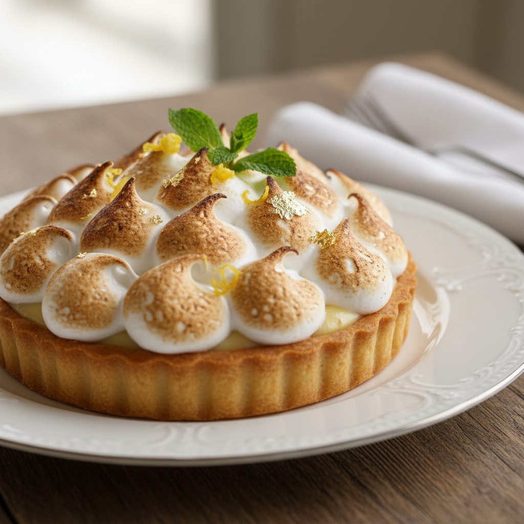 Photo de Recette de tarte citron meringuée à l'équilibre parfait