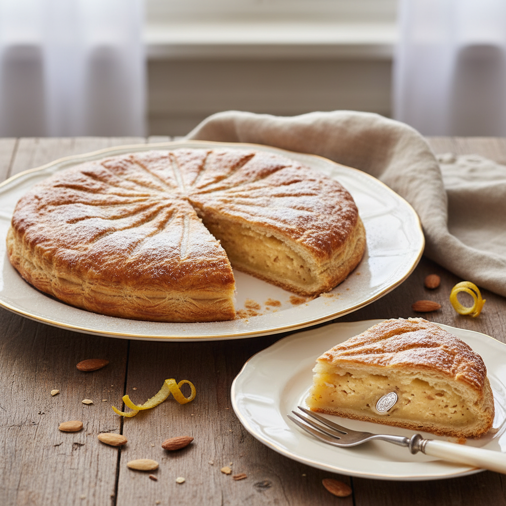 Photo de Recette de la galette des rois frangipane traditionnelle