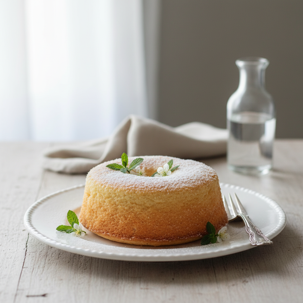 Photo de Recette d'un gâteau nature moelleux et aérien
