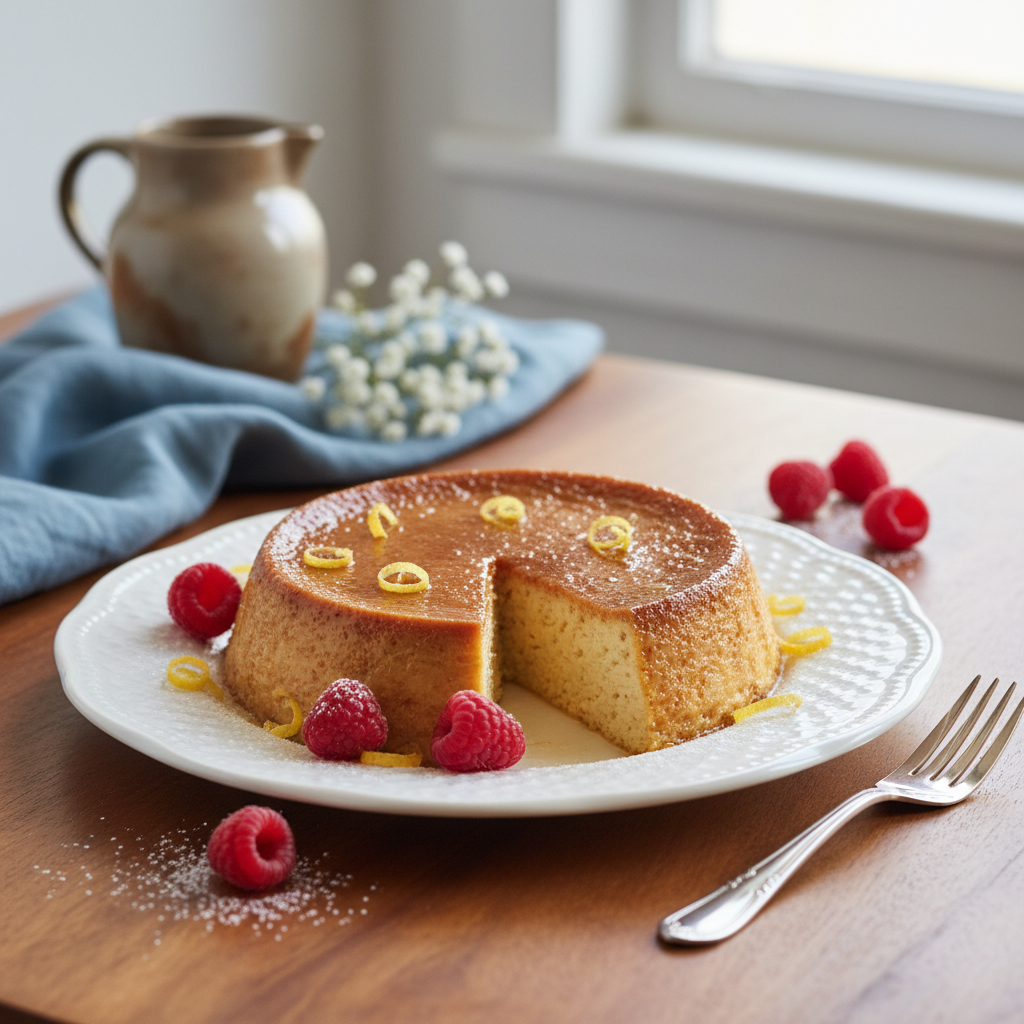 Photo de Recette de flan sans pâte aérien et très onctueux