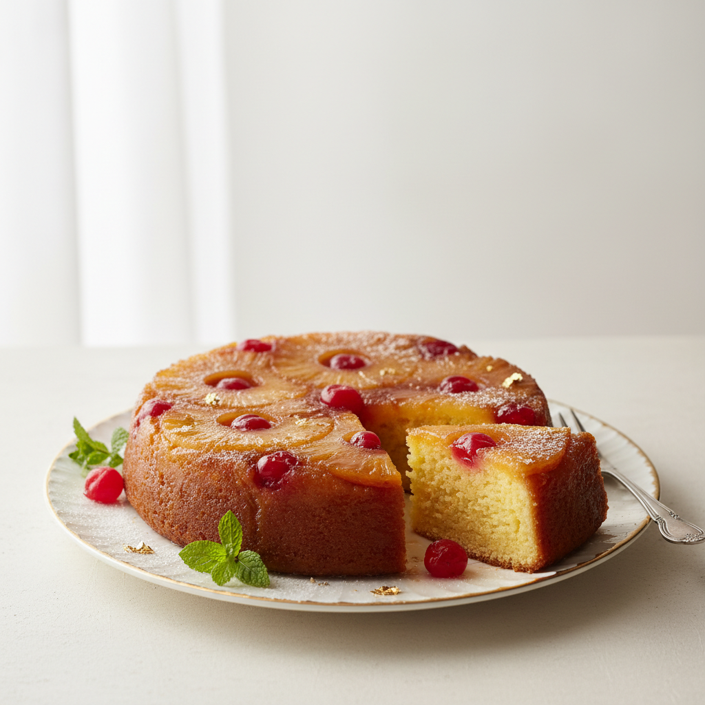 Photo de Recette de gâteau à l'ananas ultra moelleux et fondant