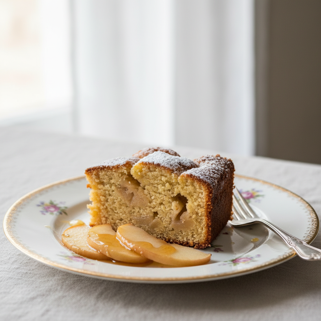 Photo de Recette du gâteau au yaourt aux pommes ultra fondant