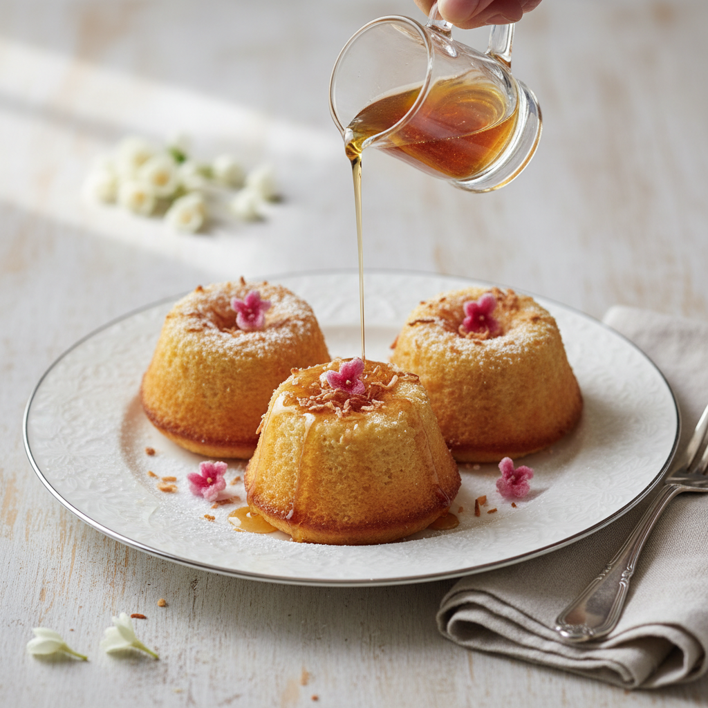 Photo de Recette de gâteaux noix de coco moelleux et parfumés