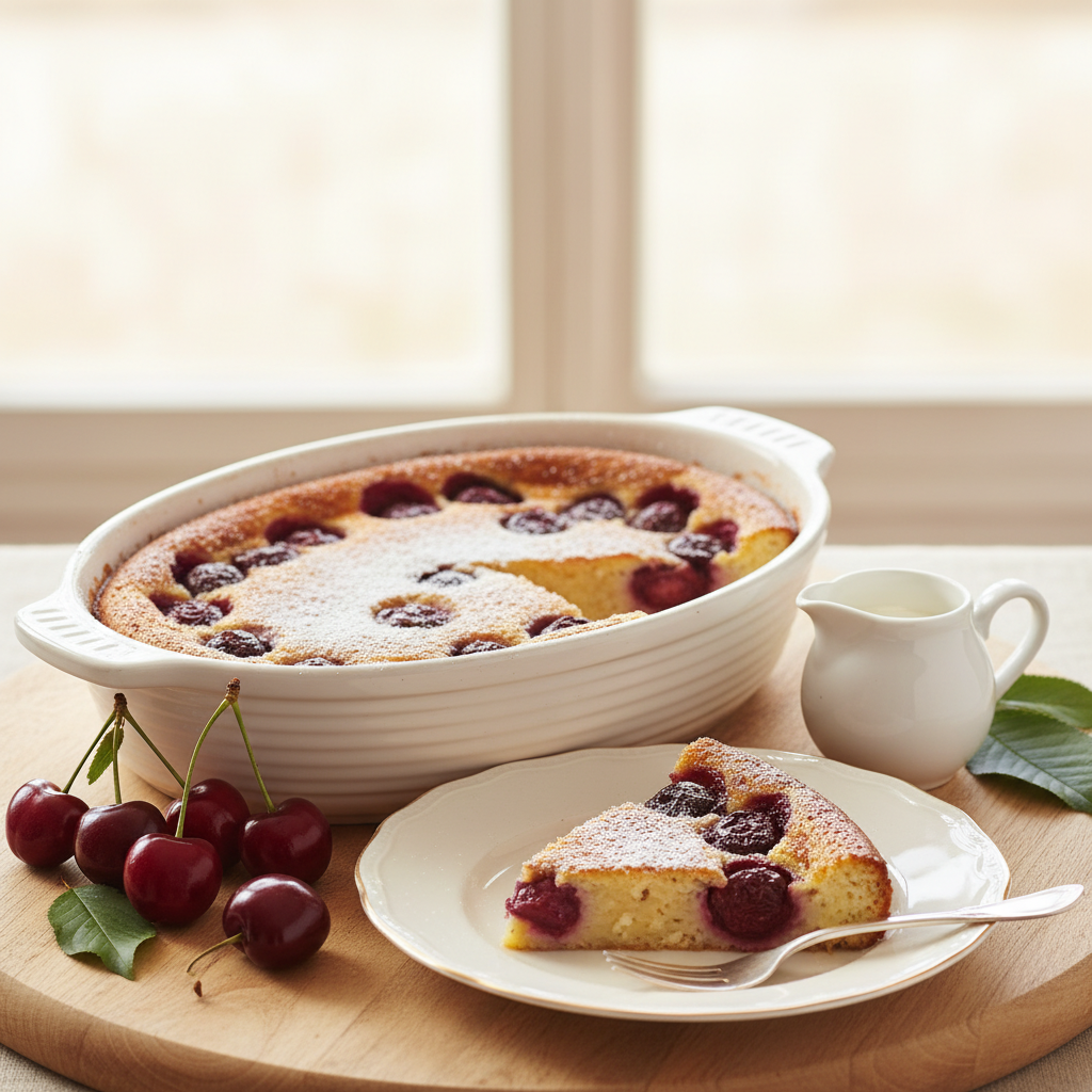 Photo de Recette de clafoutis aux cerises comme dans le Limousin